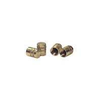 Цельнолатунные колпачки Quick Seal™ 1/4 дюйма, 6 упаковок (40572)