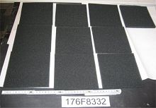 Фильтр вентилятора для рамы D 10 шт. 176F8332