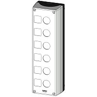 3SB3806-3A, КОРПУСWITH CHOICE OF COMPONENTS МЕТ. 6 COMMAND POINTS ДЛЯ FRONT PLATE MOUNTING FOR METRIC GLANDS