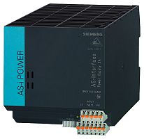 3RX9503-0BA00 БЛОК ПИТАНИЯ ДЛЯ AS-I, IP20, ВЫХОД: AS-I 30В DC, 8 A, ВХОД: 120В/230В -500В AC, С РАСПОЗНАВАНИЕМ ЗАМЫКАНИЯ НА ЗЕМЛЮ, С РАСПОЗНАВАНИЕМ ПЕРЕГРУЗКИ