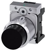 3SU1250-0FB10-0AA0-ZY19 АКТУАТОР КНОПКИ С ВЫСОКИМ ФРОНТАЛЬНЫМ КОЛЬЦОМ (12MM), 22MM, КРУГЛ., МЕТАЛЛ, КНОПКА ЧЁРНАЯ ВЫСТУПАЮЩАЯ, БЕЗ ФИКСАЦИИ, С ДЕРЖАТЕЛЕМ, С ГРАВИРОВКОЙ ЛАЗЕРОМ, КАСТОМИЗИРОВАННЫЕ НАДПИСИ ИЛИ ГРАФИЧЕСКИЕ СИМВОЛЫ В СООТВЕТСТВИИ С ВЫБОРОМ В