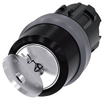 3SU1030-4BF01-0AA0 АКТУАТОР ПОВОРОТНОГО ПЕРЕКЛЮЧАТЕЛЯ С КЛЮЧОМ RONIS, 22MM, КРУГЛ., ПЛАСТИК С МЕТАЛЛИЧЕСКИМ ФРОНТАЛЬНЫМ КОЛЬЦОМ, НОМЕР ЗАМКА SB30, С 2 КЛЮЧАМИ, 2 КОММУТАЦИОННЫХ ПОЛОЖЕНИЯ: O-I, С ФИКСАЦИЕЙ, УГОЛ ПОВОРОТА РУКОЯТКИ 90 ГРАД. : 10:30Ч./13:30Ч.