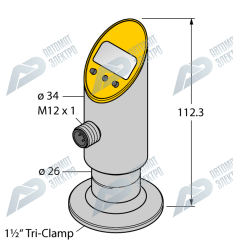 Датчик давления TURCK PS010V-607-LI2UPN8X-H1141