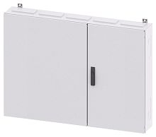 8GK1133-4KA52 ALPHA 400, wall-mounted cabinet, IP55, safety class 2, H: 950 mm, W: 1300 mm, D: 210 mm, RAL 9016