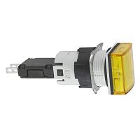 SE XB6 Лампа сигнальная с подсветкой 16mm 12-24V желтая квадратная