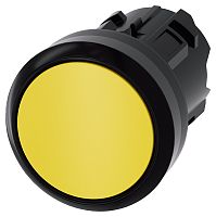 3SU1000-0AA30-0AA0-ZY19 АКТУАТОР КНОПКИ, 22MM, КРУГЛ., ПЛАСТИК, КНОПКА ЖЁЛТАЯ ПЛОСКАЯ, С ФИКСАЦИЕЙ, ДЕБЛОКИРОВКА НАЖАТИЕМ, С ГРАВИРОВКОЙ ЛАЗЕРОМ, КАСТОМИЗИРОВАННАЯ МАРКИРОВКА ИЛИ ГРАФИЧЕСКИЕ СИМВОЛЫ В СООТВЕТСТВИИ С ВЫБОРОМ В КОНФИГУРАТОРЕ SIRIUS ACT (CIN
