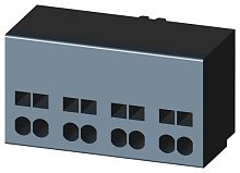 3RA6911-2A БЛОК-КОНТАКТ, 2 НО КОНТАКТS, ПОДКЛЮЧЕНИЕ ВСПОМОГАТЕЛЬНЫХ ПРОВОДНИКОВ: ПРУЖИННОЕ