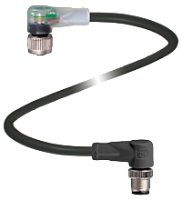 Соединительный кабель Pepperl Fuchs V1-W-E2-BK0,3M-PUR-U-V1-W