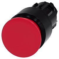 3SU1000-1AA20-0AA0 АКТУАТОР ГРИБОВИДНОЙ КНОПКИ, 22MM, КРУГЛ., ПЛАСТИК, КНОПКА КРАСНАЯ, 30MM, С ФИКСАЦИЕЙ, ДЕБЛОКИРОВКА ВЫТЯГИВАНИЕМ