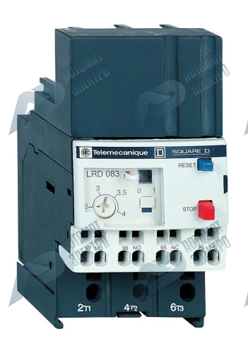 SE Contactors D Thermal relay D Тепловое реле перегрузки 1-1,6A Class 10 пружинный зажим фото 3