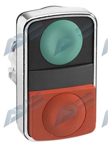 SE XB4 Головка кнопки двойная без маркировки ZB4BL7340 фото 3