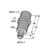 Индуктивный датчик TURCK BI10-M30-AN6X-H1141