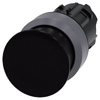 3SU1030-1AD10-0AA0-ZY19 АКТУАТОР ГРИБОВИДНОЙ КНОПКИ, 22MM, КРУГЛ., ПЛАСТИК С МЕТАЛЛИЧЕСКИМ ФРОНТАЛЬНЫМ КОЛЬЦОМ, КНОПКА ЧЁРНАЯ, 30MM, БЕЗ ФИКСАЦИИ, С ГРАВИРОВКОЙ ЛАЗЕРОМ, КАСТОМИЗИРОВАННАЯ МАРКИРОВКА ИЛИ ГРАФИЧЕСКИЕ СИМВОЛЫ В СООТВЕТСТВИИ С ВЫБОРОМ В КОНФИ