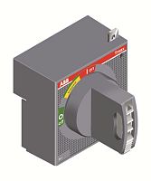 ABB Tmax/Emax Рукоятка поворотная на дверцу RHE_B T4-T5 W (только основание для выкатного выключателя)