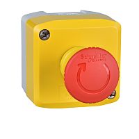 SE Пост кнопочный, кнопка желтая, 1 авар. грибов. кнопка 1 НЗ