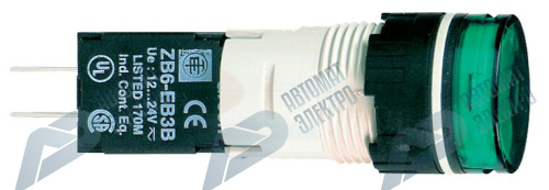 SE XB6 Лампа сигнальная 16мм 12-24В красная фото 2