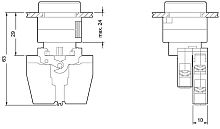 3SB3247-0AA61 КОМПЛЕКТНОЕ УСТРОЙСТВО КРУГЛОЕ КНОПКА С ПОДСВЕТКОЙ 1НO+1НЗ + ВСТРОЕННЫЙ СВЕТОДИОД 24V UC БЕЛЫЙ С ДЕРЖАТЕЛЕМ