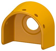 3SB3921-0CG PROTECTIVE COLLAR FOR EMERGENGENCY STOP MUSHROOM PUSHBUTTON 3SB3...-1AA20, FOR 5 PADLOCKS, YELLOW