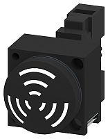 3SB3233-7BA10 ИНДИКАТОР ЗВУКА, IP 65 ЧЕРНАЯ, НЕПРЕРЫВНЫЙ ТОН (2.4 КГЦ) ДАВЛЕНИЕ ЗВУКА МИН. 80 DB./10 CM, UC 24 V
