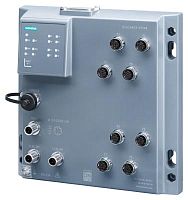 6GK5208-0HA00-2TS6 SCALANCE XP208 (EIP), MANAGED IE SWITCH, IP65/67, LED-DIAGNOSIS, FAULT IP65/67, LED-DIAGNOSIS, FAULT SIGNAL CONTACT, REDUNDAND POWER SUPPLY, ETHERNET/ IP, NETZWERKMANAGEMENT, INCL. DUST COVERS, INCL. ELECTRON. MANUAL ON CD, C-PLUG OPTIO