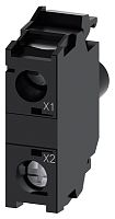 3SU1401-1BB40-1AA0 МОДУЛЬ ПОСВЕТКИ С ИНТЕГРИРОВАННЫМ СВЕТОДИОДОМ 24В AC/DC, ЗЕЛЁНЫЙ СВЕТ, ВИНТОВЫЕ КЛЕММЫ, ДЛЯ МОНТАЖА НА ДЕРЖАТЕЛЕ АКТУАТОРА
