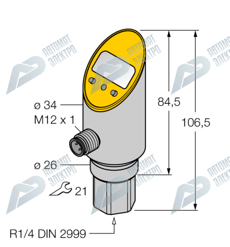 Датчик давления TURCK PS001R-311-LI2UPN8X-H1141