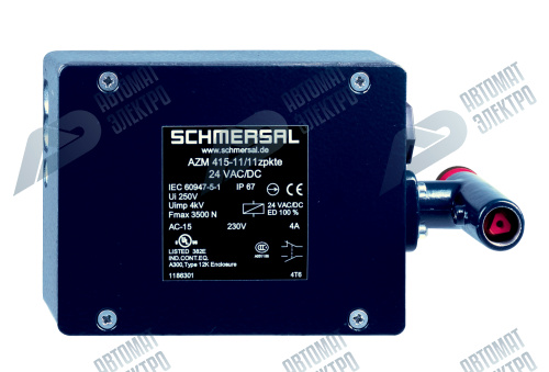 Дверной выключатель безопасности Schmersal AZM415-02/11ZPKTE 24 VAC/DC