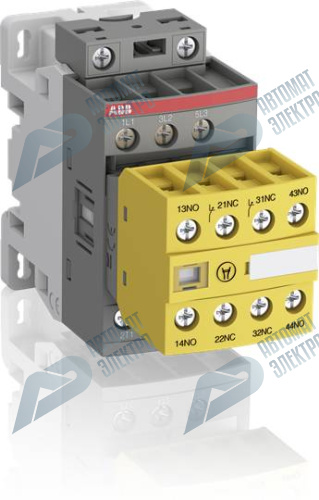 ABB ABB Контактор AFS09-30-22-11 для систем безопасности, с универсальной катушкой управления 24-60В AC / 20-60В DC