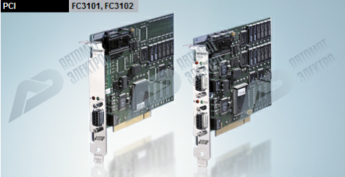 Beckhoff. Интерфейсная плата PROFIBUS Master PC, 2 канала, PCI-шина, с 32 КБ NOVRAM - FC3102-0002 Beckhoff