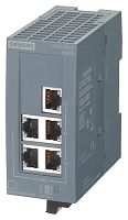 6GK5005-0BA00-1AB2 SCALANCE XB005 НЕУПРАВЛЯЕМЫЙ КОММУТАТОР INDUSTRIAL ETHERNET ДЛЯ 10/100МБИТ/С, С 5 X 10/100МБИТ/С ПОРТАМИ ДЛЯ ВИТОЙ ПАРЫ С РАЗЪЁМАМИ RJ45, ДЛЯ СОЗДАНИЯ НЕБОЛЬШИХ СЕТЕЙ С ТОПОЛОГИЕЙ «ЗВЕЗДА» И «ЛИНИЯ», СВЕТОДИОДНАЯ ДИАГНОСТИКА, СТЕПЕНЬ ЗА