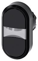 3SU1000-3AB11-0AA0-ZY19 АКТУАТОР ДВОЙНОЙ КНОПКИ, 22MM, КРУГЛ., ПЛАСТИК, КНОПКА ЧЁРНАЯ, КНОПКА ЧЁРНАЯ ПЛОСКАЯS, С ГРАВИРОВКОЙ ЛАЗЕРОМ, КАСТОМИЗИРОВАННАЯ МАРКИРОВКА ИЛИ ГРАФИЧЕСКИЕ СИМВОЛЫ В СООТВЕТСТВИИ С ВЫБОРОМ В КОНФИГУРАТОРЕ SIRIUS ACT (CIN)