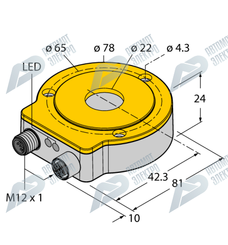 Энкодер TURCK RI360P0-QR24M0-CNX4-2H1150