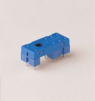 Finder Розетка для монтажа на плате для реле 41.52, 41.61, 41.81; в комплекте пластиковая клипса 095.42; версия: синий цвет