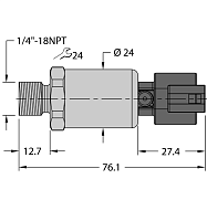 Датчик давления TURCK PT600R-2103-I2-DT043P