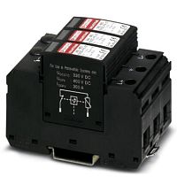 Phoenix Contact VAL-MS 600DC-PV/2+V Разрядник для защиты от импульсных перенапряжений, тип 2