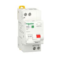 SE RESI9 Автоматический выключатель дифференциального тока (ДИФ) 1P+N С 10А 6000A 30мА тип AС