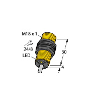 Индуктивный датчик TURCK NI10-P18-Y1X