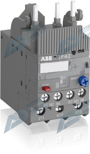 ABB TF42-1.0 (0,74 - 1 A) Тепловое реле перегрузки для контакторов AF09-AF38