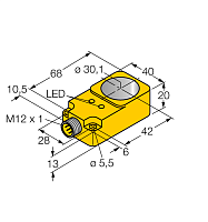 Кольцевой датчик TURCK BI30R-Q20-AP6X2-H1141