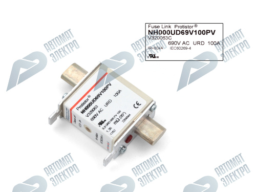 Предохранитель 100A 690VAC 181B4250 Предохранитель 100A 690VAC 181B4250