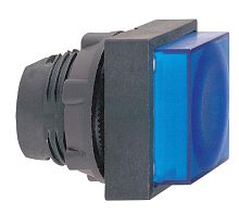 SE XB5 Головка кнопки 22мм квадратная синяя с подсветкой, с возвратом ZB5CW163