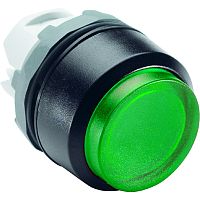 ABB MP Кнопка MP3-11G зеленая выступающая (только корпус) с подсветкой без фиксации
