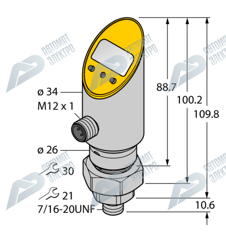 Датчик давления TURCK PS250R-505-LI2UPN8X-H1141