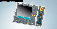 Beckhoff. Кнопочное расширение для панели управления панельных ПК CP6xxx и CP7xxx с 12-дюймовым дисплеем и алфавитно-цифровой клавиатурой - C9900-Ex1x Beckhoff