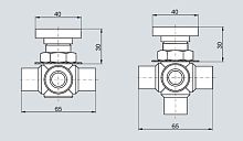 7MB1943-2BA30 3-WAY-MULTIWAY BALL VALVE MADE OF PVDF WITH MOUNTING BRACKET, GAS CONNECTION G1/4