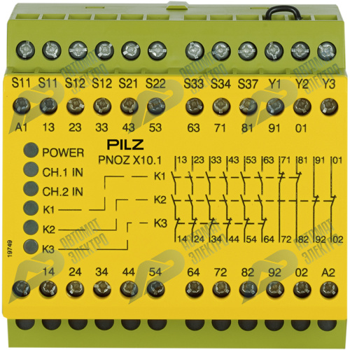 PNOZ X10.1 24VDC 6n/o 4n/c 6LED