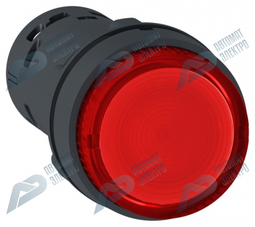 SE XB7 Кнопка 22мм 24В красная с подсветкой