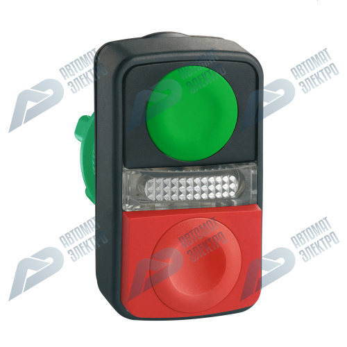 SE XB5 Головка кнопки двойная без маркировки + LED ZB5AW7L3740 фото 8
