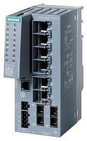 6GK5206-2BD00-2AC2 SCALANCE XC206-2 MANAGEABLE LAYER 2 IE-SWITCH; 6X 10/100 MBIT/S RJ45 PORTS; 2X 100 MBIT/S SC-PORTS; 1X CONSOLE PORT; DIAGNOSITICS-LED; REDUNDANT POWER SUPPLY; TEMP RANGE -40°C UP TO +70°C; MONTAGE HUT-/S7-PROFILSCHIENE MOUNTING WALL/ DI