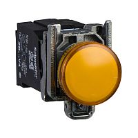 SE XB4 Лампа сигнальная 22мм с трансформатором питания желтая XB4BV45